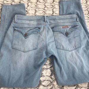 Hudson Jax Boyfriend Skinny Light Wash Jeans